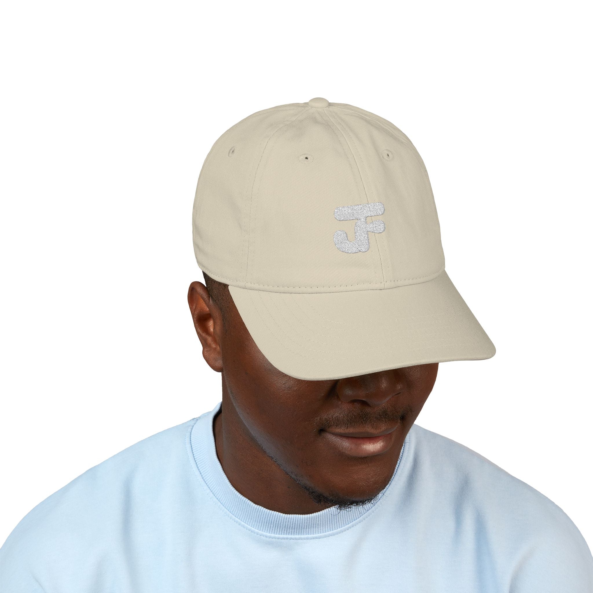 JF Monogram Embroidered Baseball Cap | Organic Cotton