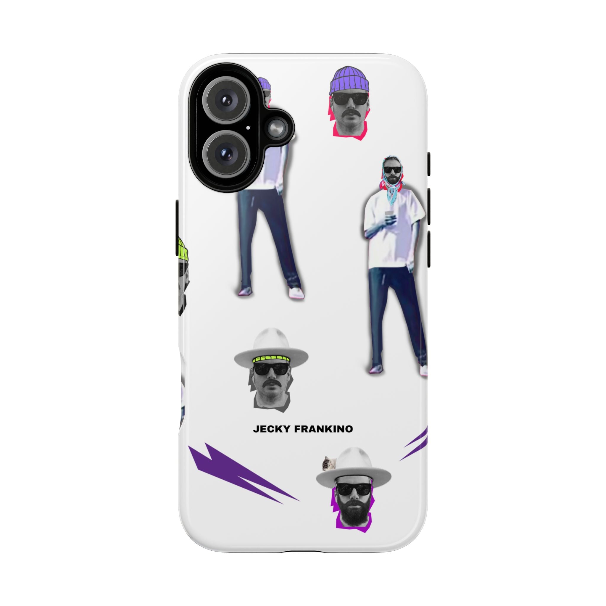 Retro Cool Character Pattern phone case | Tough Cases