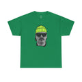 Mustached Man JF FACE with Beanie T-Shirt | Retro Portrait, Sunglasses, Vaporwave Accent
