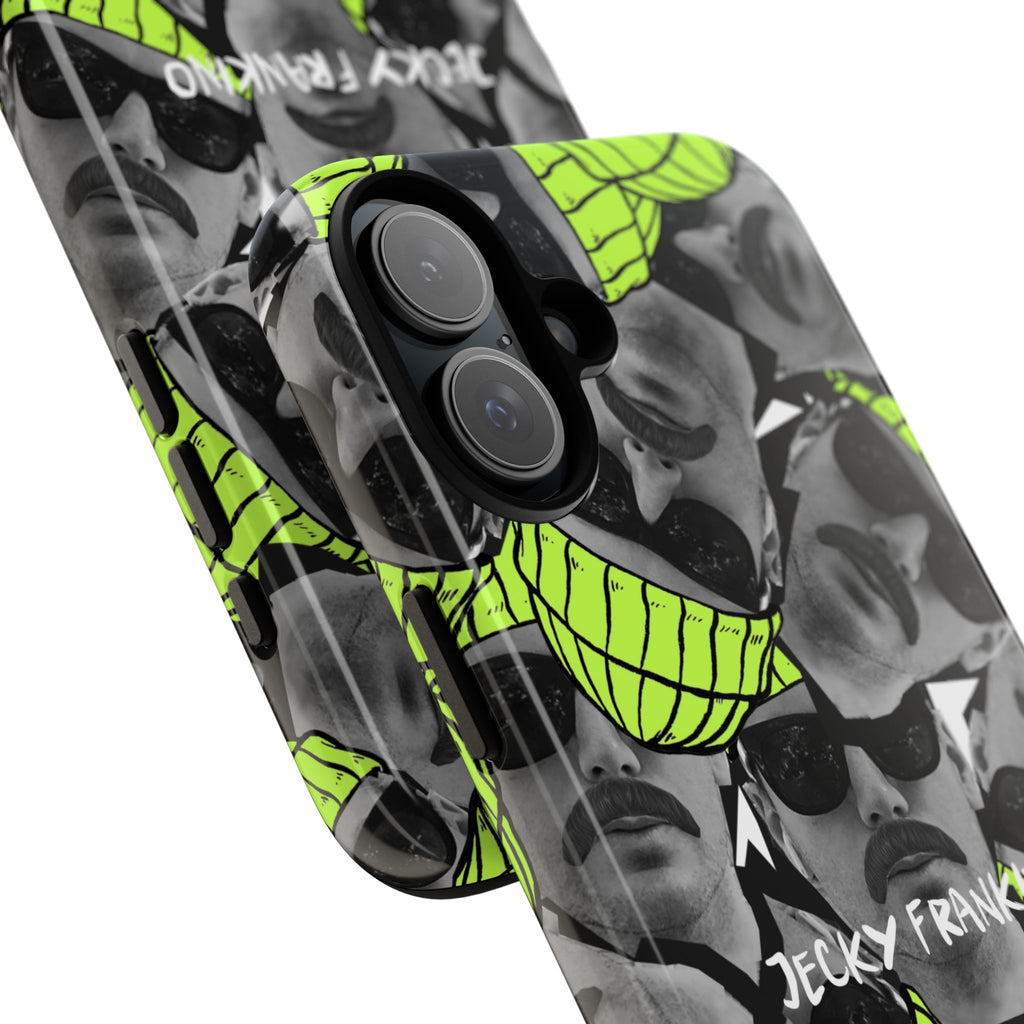 Neon Banana Face collage Phone Case | Tough Case