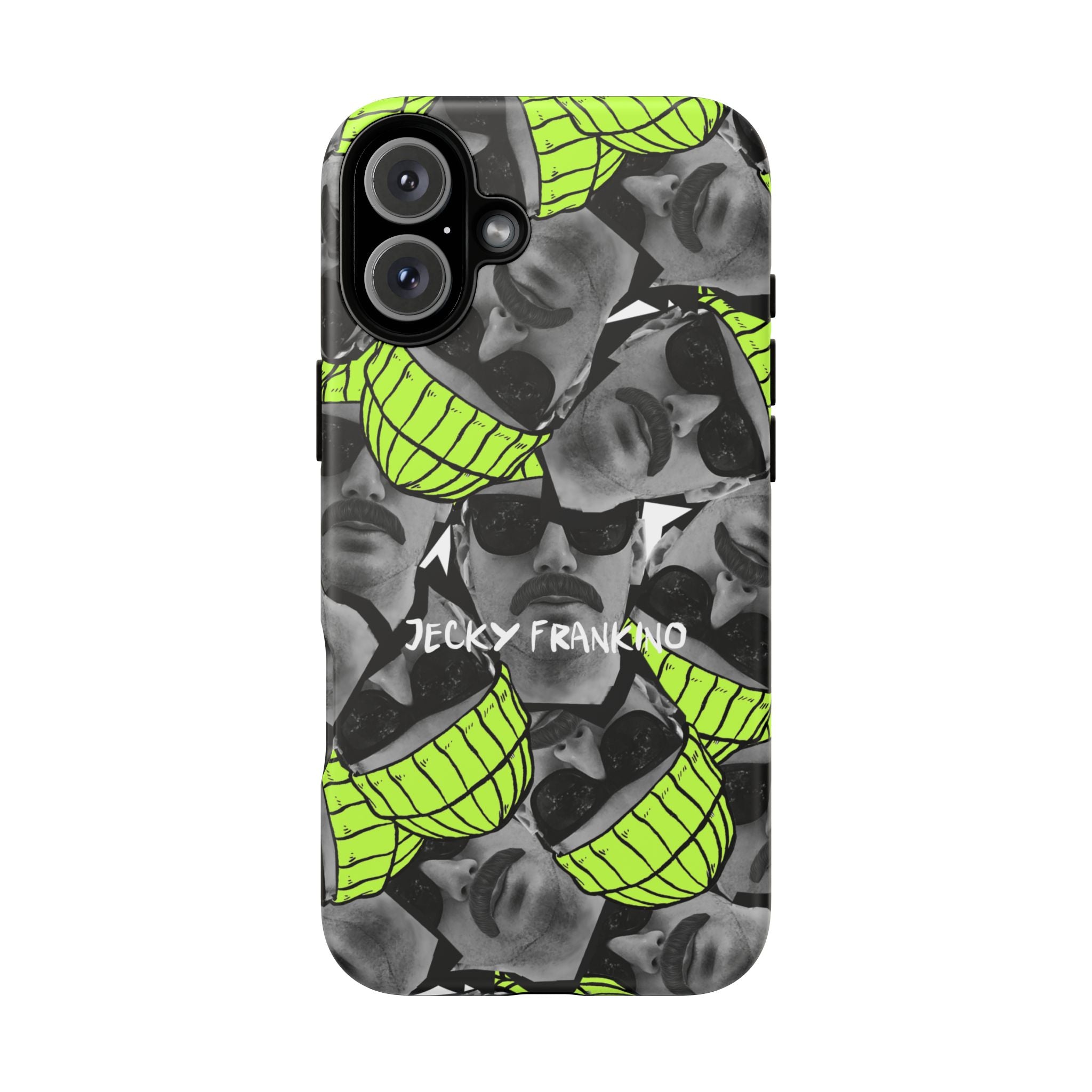 Neon Banana Face collage Phone Case | Tough Case