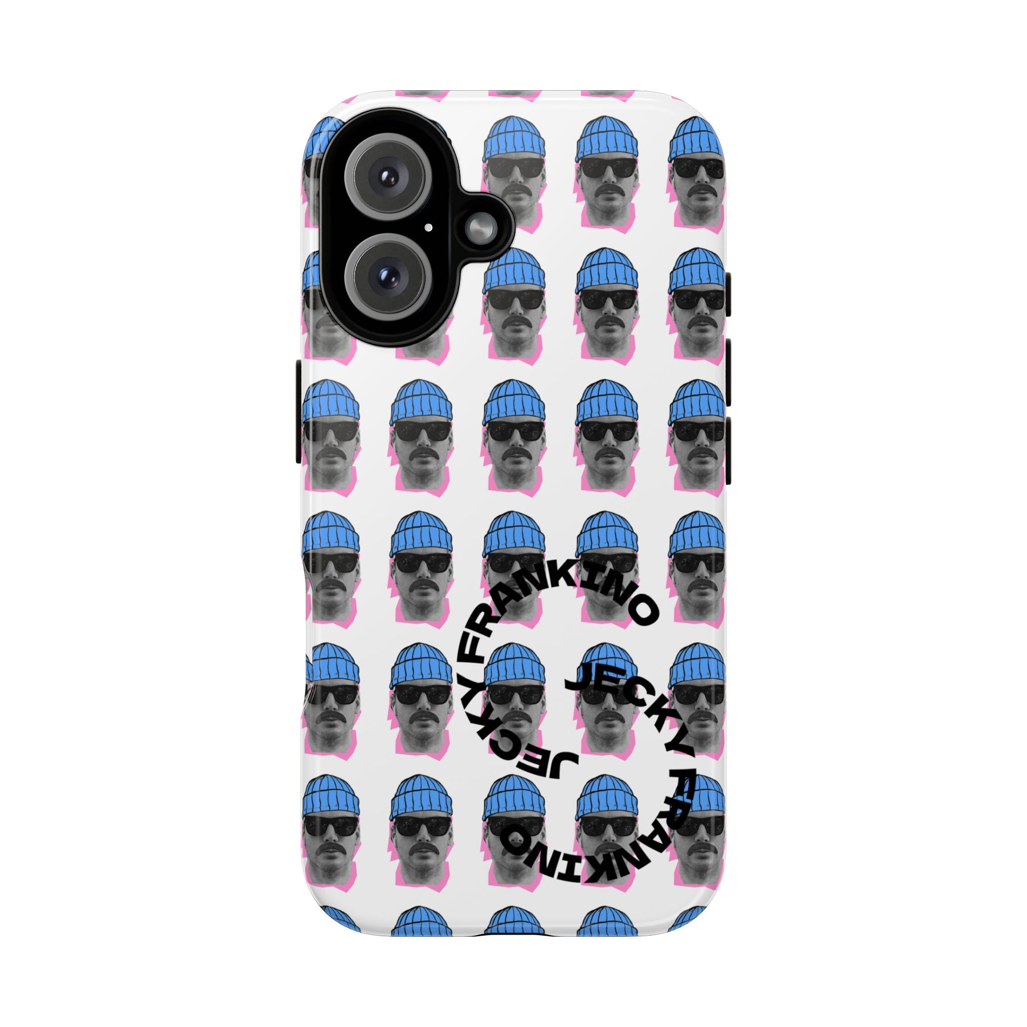 Bearded Man Pattern phone case | Tough Cases, repeating portrait design