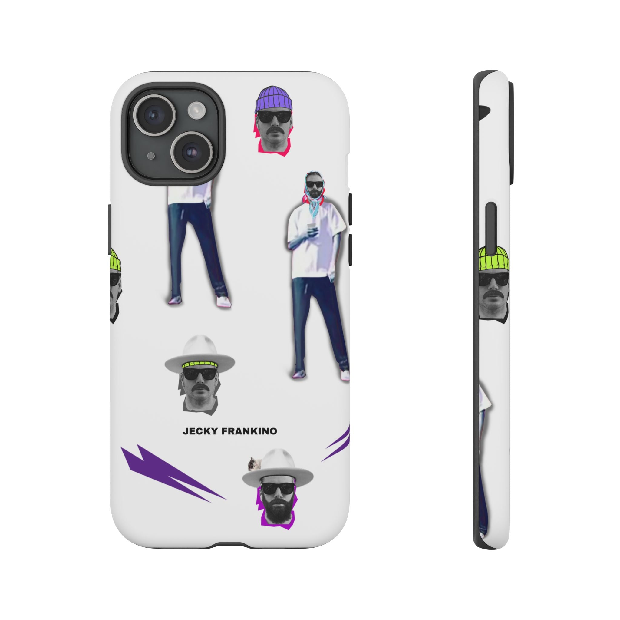 Retro Cool Character Pattern phone case | Tough Cases