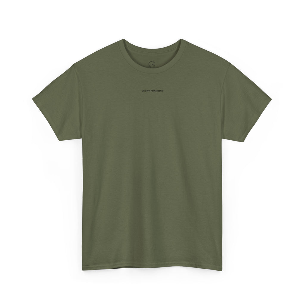 Smiling Rainbow Face Tee | Pastel Neon Backprint T‑Shirt