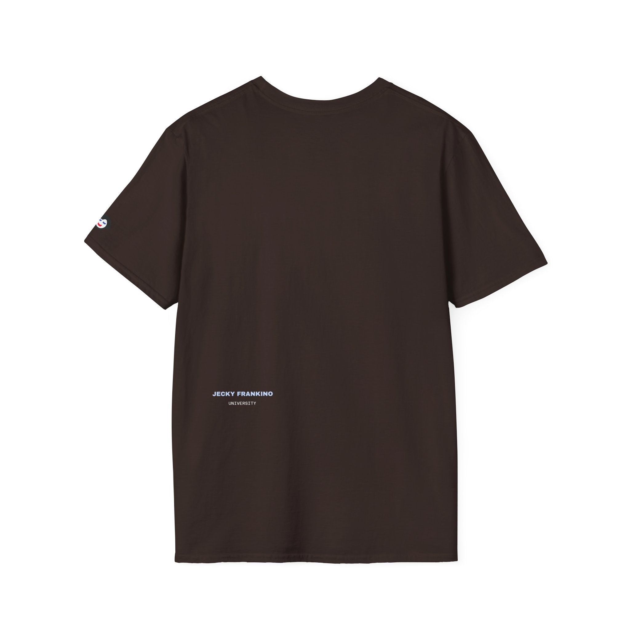 Minimal 'LUCKY' Text Tee, T-Shirt | Small Chest Script Logo