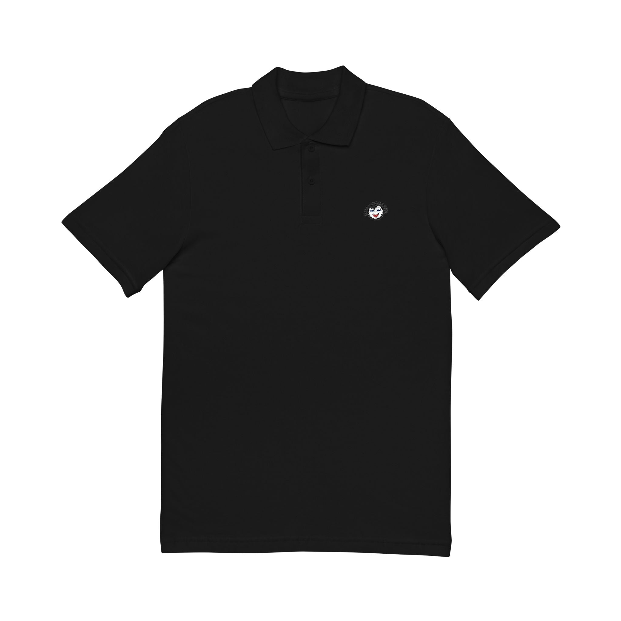 Minimal Jecky Face Logo  embroidered  Polo