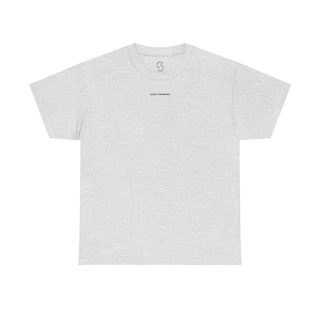 Smiling Rainbow Face Tee | Pastel Neon Backprint T‑Shirt
