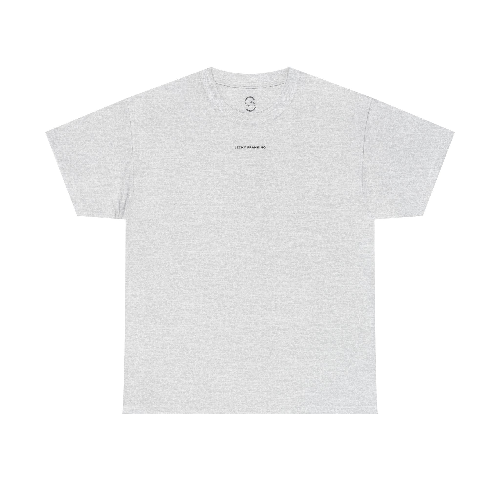 Smiling Rainbow Face Tee | Pastel Neon Backprint T‑Shirt