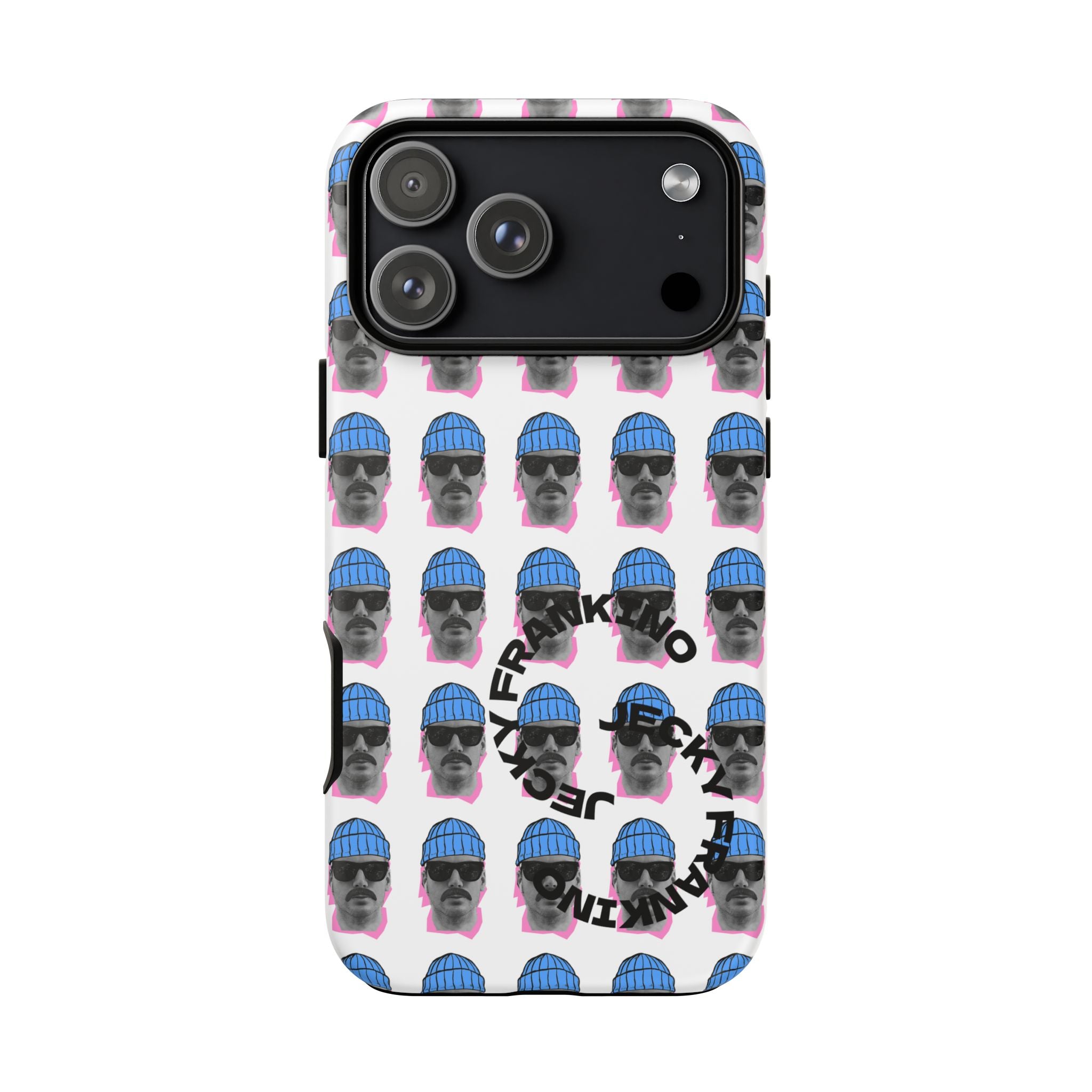 Bearded Man Pattern phone case | Tough Cases, repeating portrait design