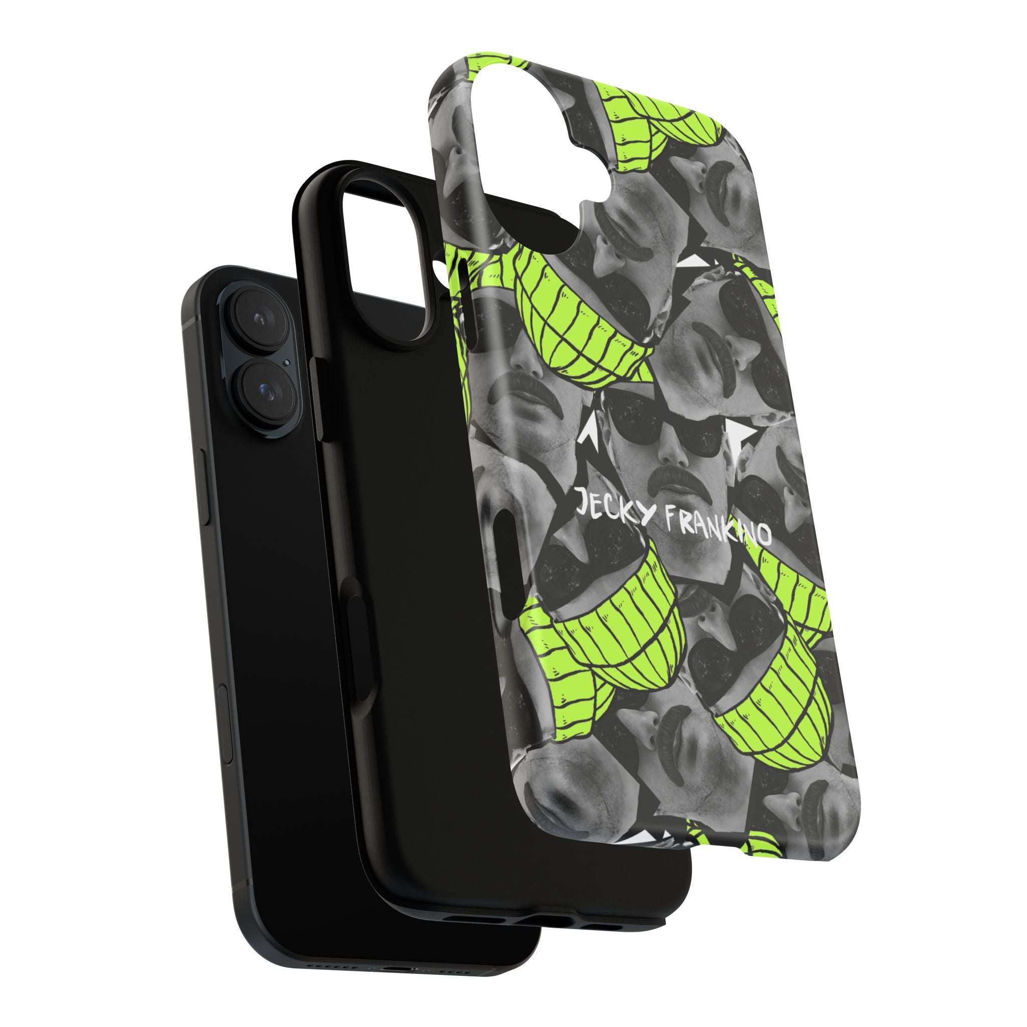 Neon Banana Face collage Phone Case | Tough Case