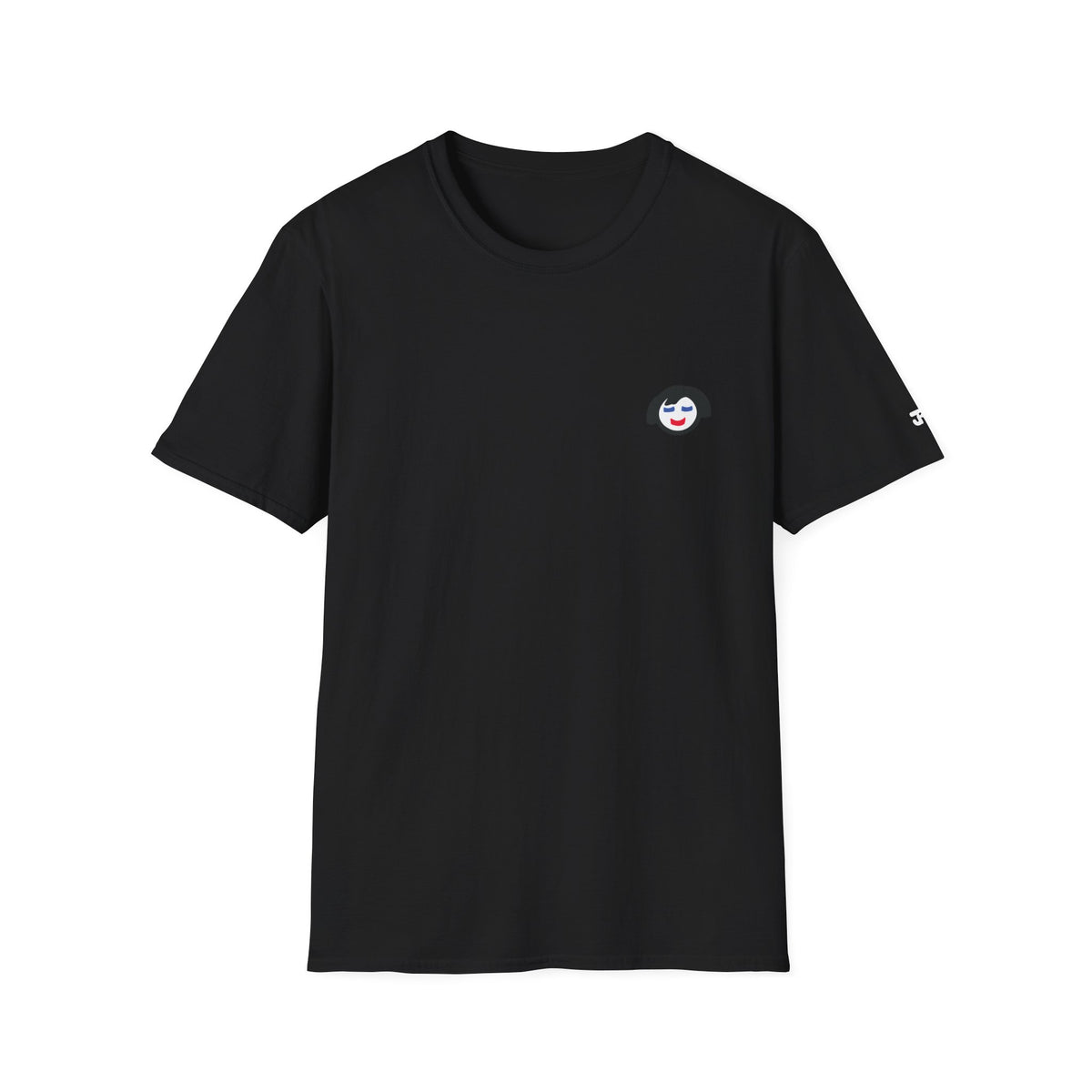 Smiling Jecky Frankino Face T-Shirt | Small Chest Graphic