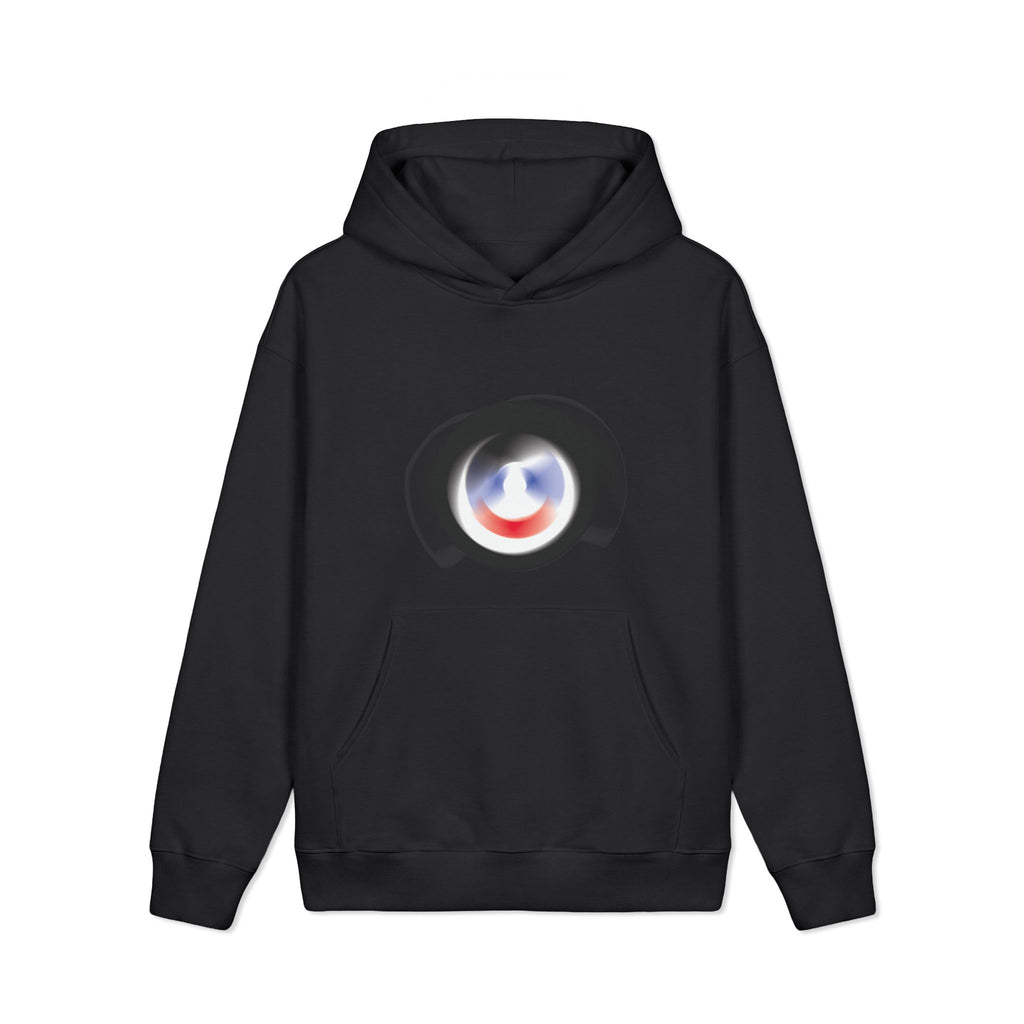 Blurred Tricolor Target logo Hoodie | Hooded Sweatshirt