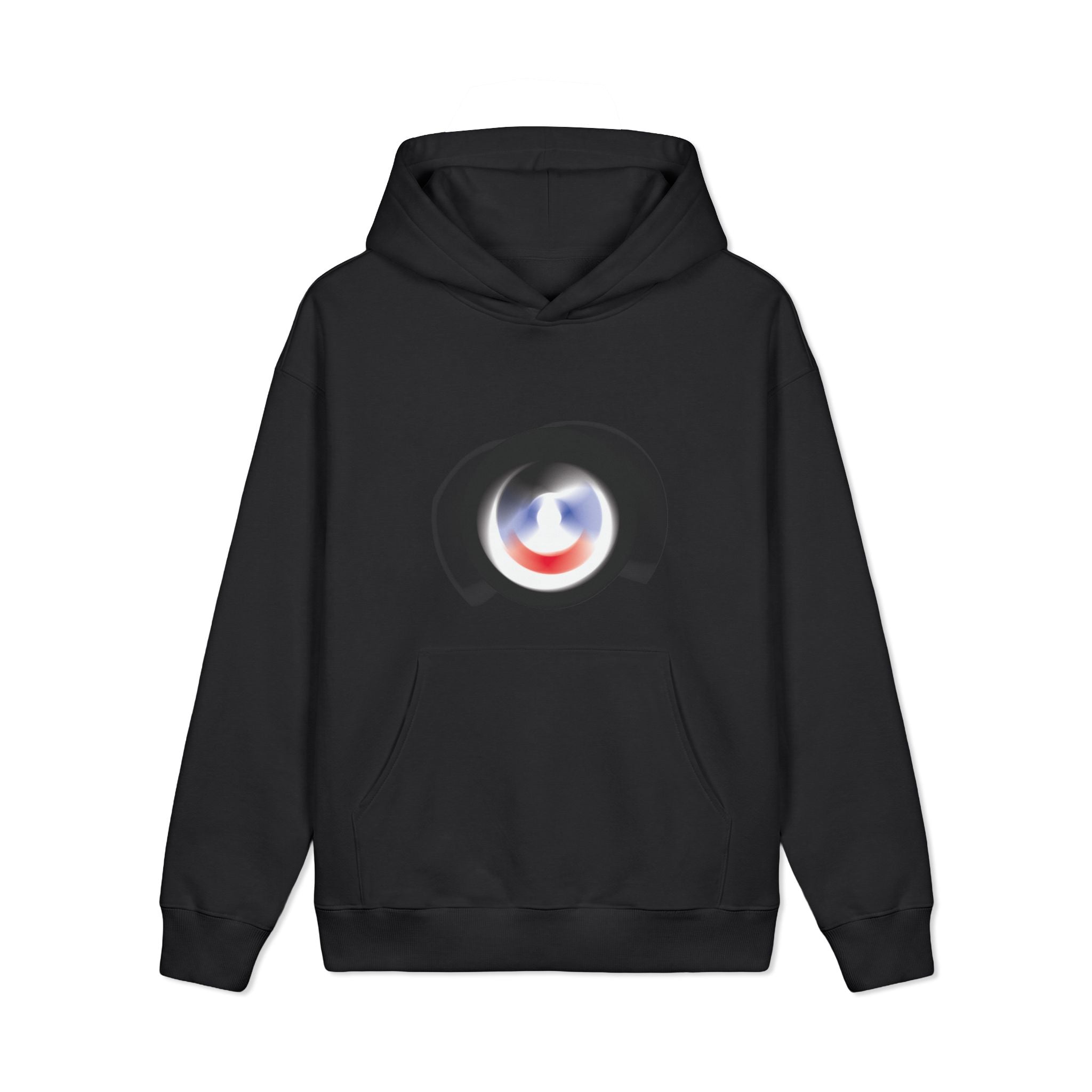Blurred Tricolor Target logo Hoodie | Hooded Sweatshirt