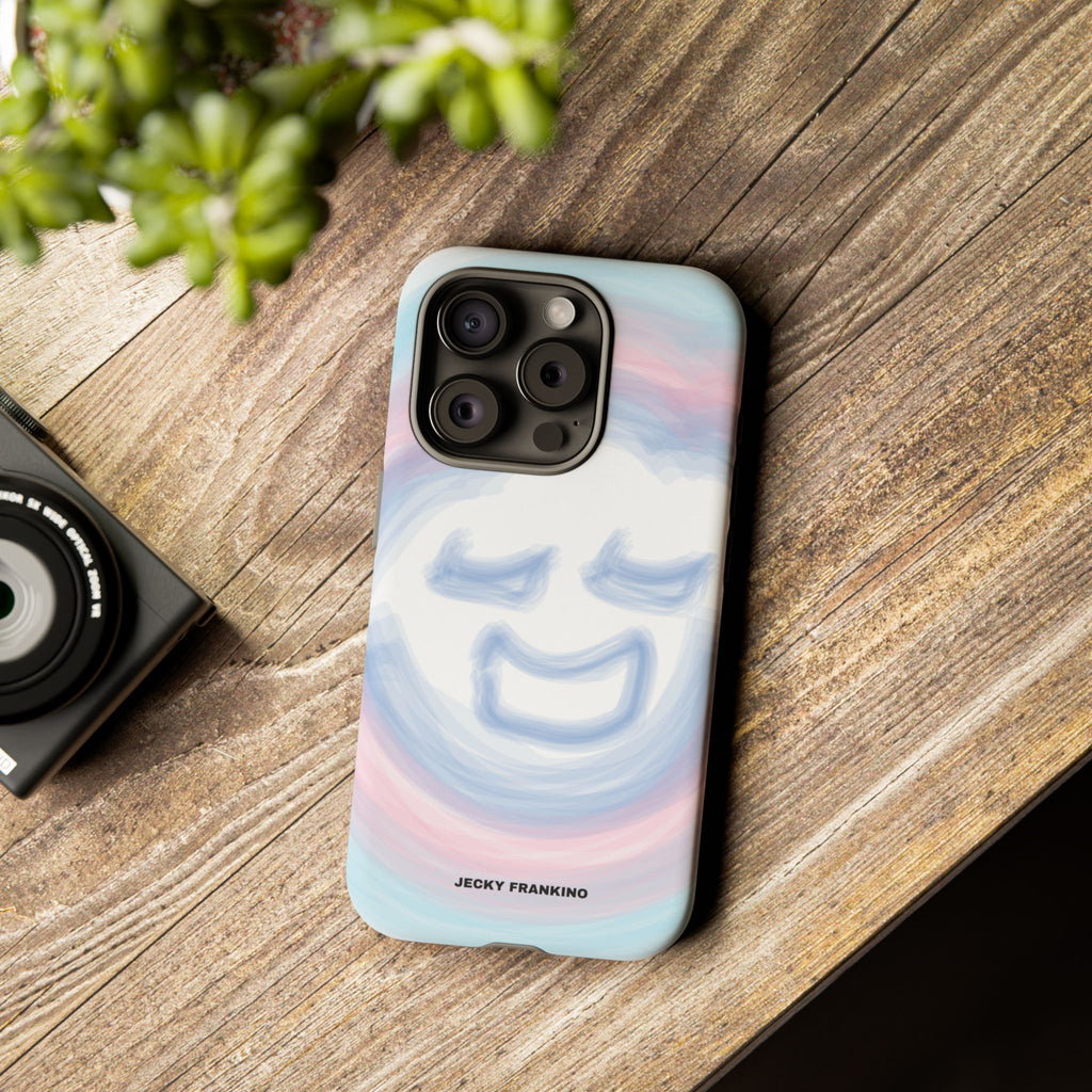 Pastel Smiley Face JECKY FRANKINO Phone Case | Tough Cases