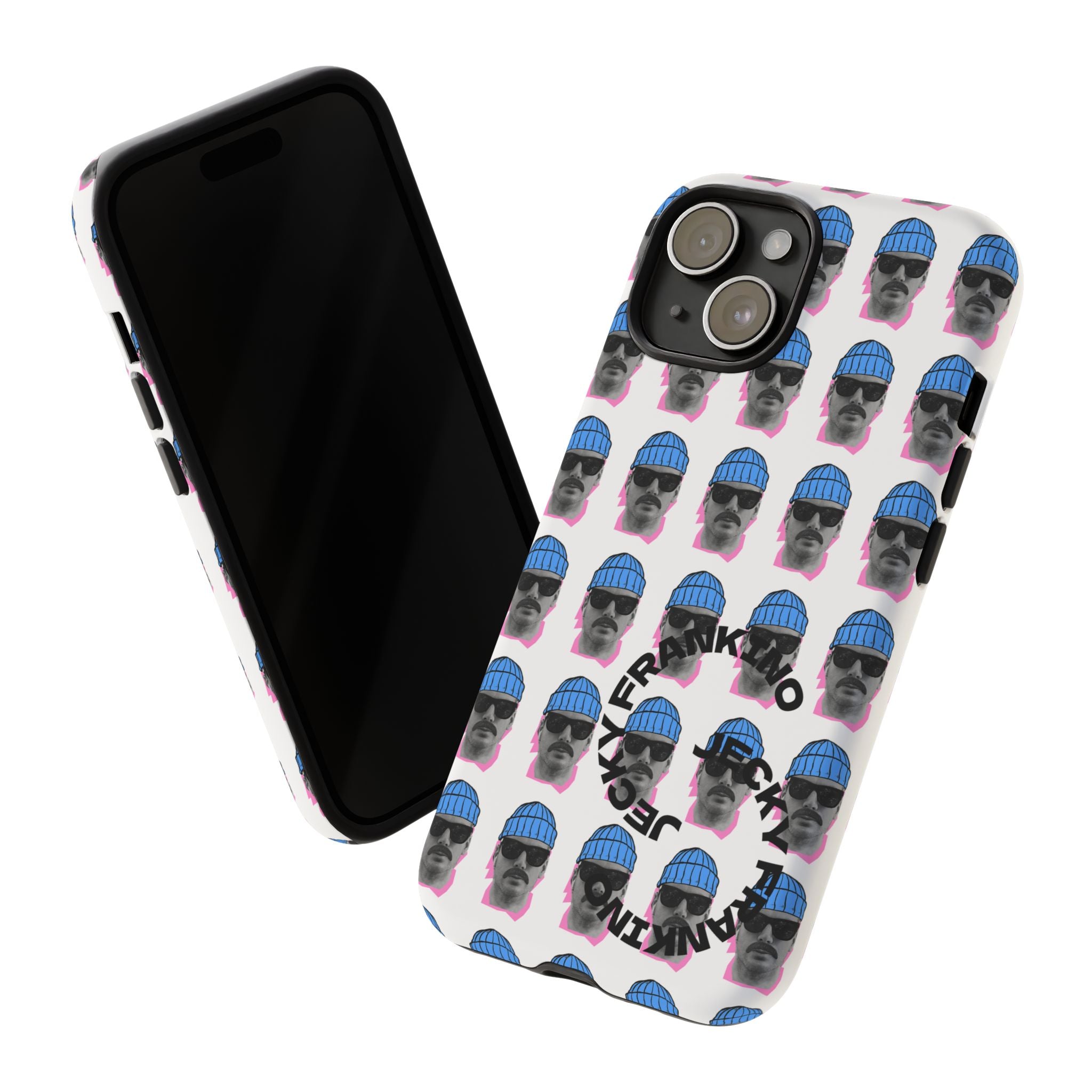 Bearded Man Pattern phone case | Tough Cases, repeating portrait design
