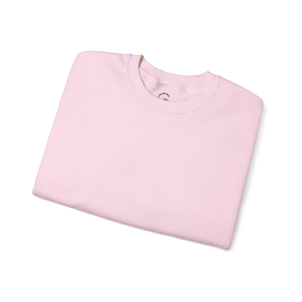 JECKY is/back Crewneck Sweatshirt | Minimal Back Text Design