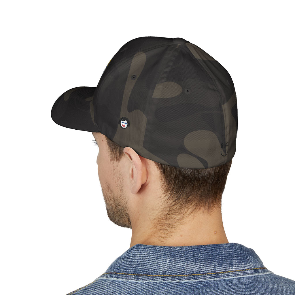 JECKY Text Patch Cap | Embroidered Baseball Hat, Winking Back Detail