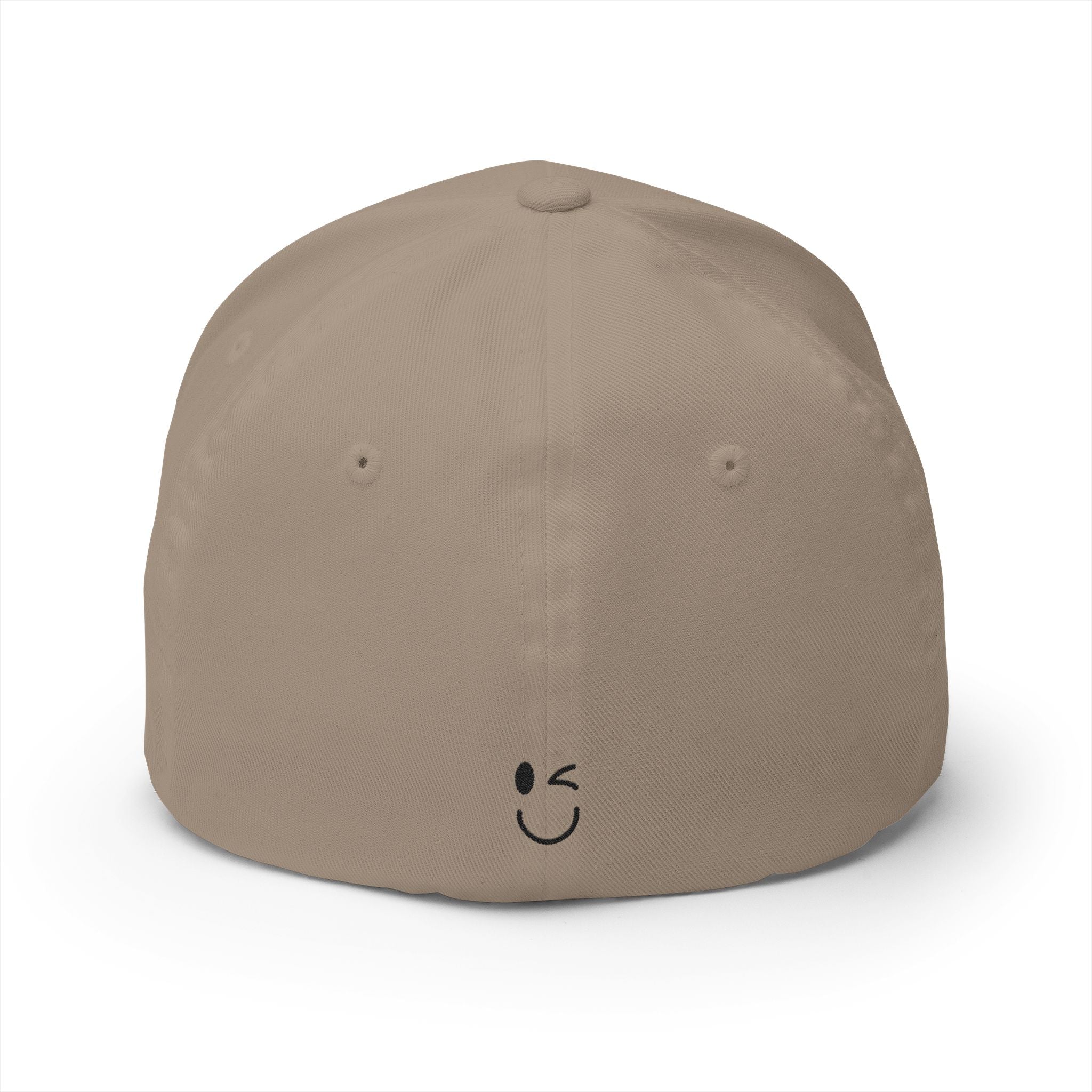 JECKY Text Patch Cap | Embroidered Baseball Hat, Winking Back Detail