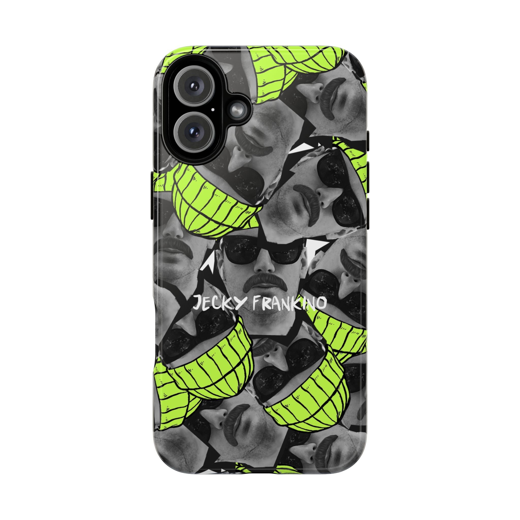 Neon Banana Face collage Phone Case | Tough Case