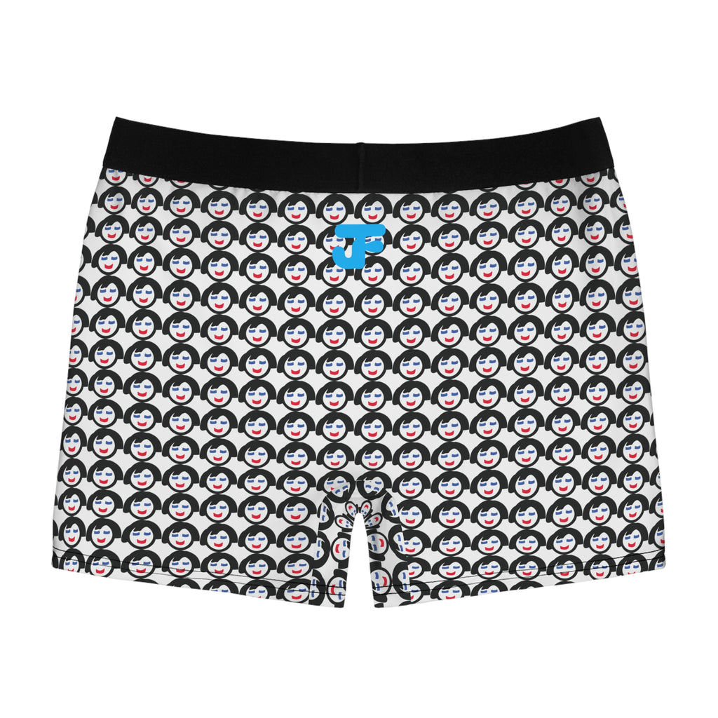 Smiling Penguin Pattern Boxer Briefs | All-Over Print