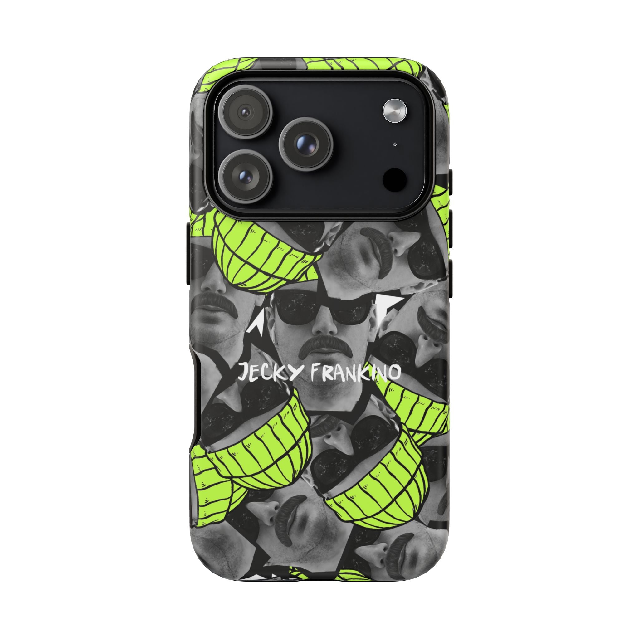 Neon Banana Face collage Phone Case | Tough Case