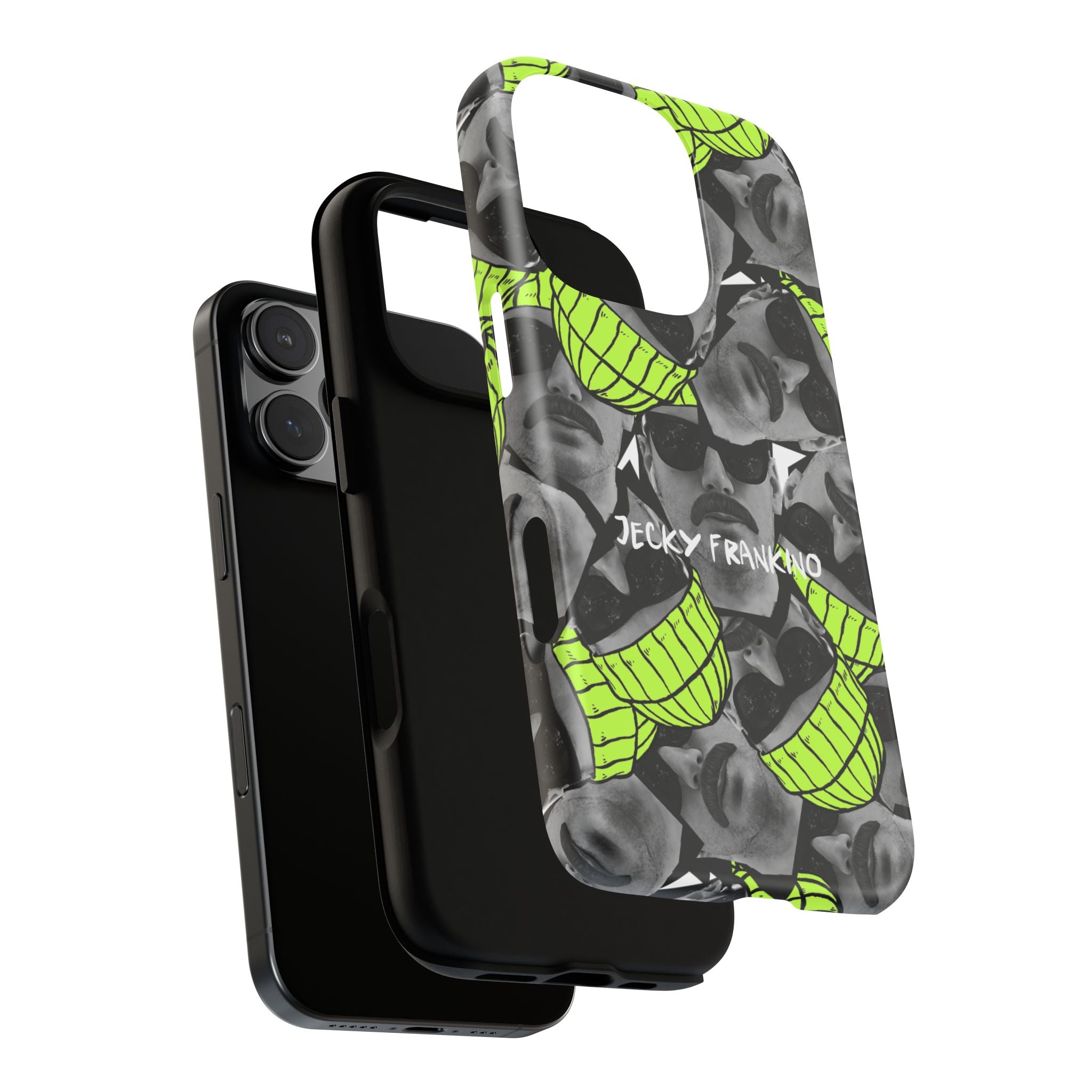 Neon Banana Face collage Phone Case | Tough Case
