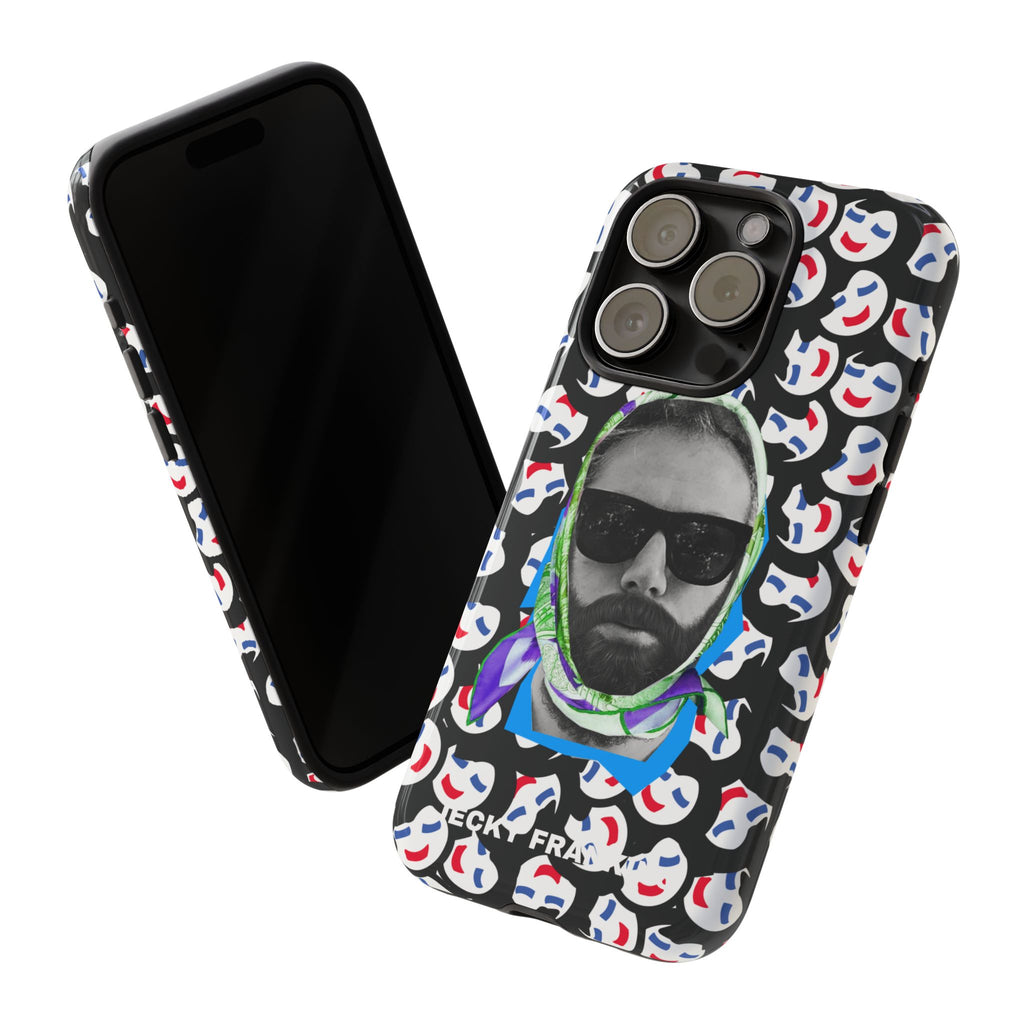 Smiling Mask Pattern Portrait Phone Case | Tough Cases