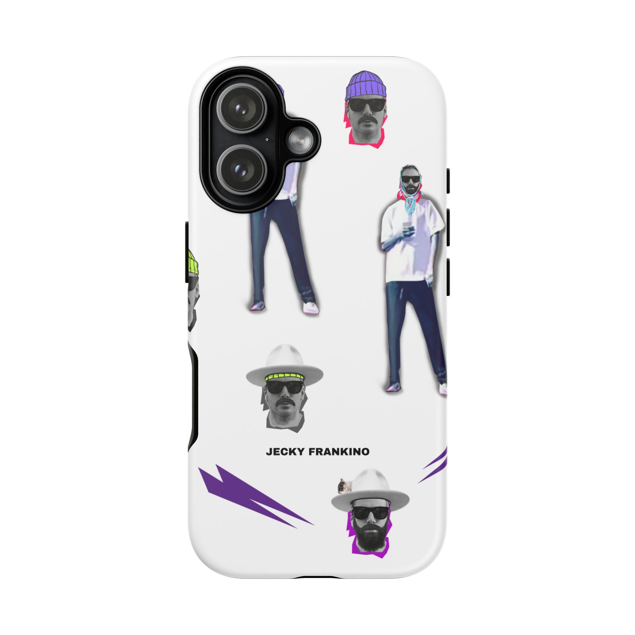 Retro Cool Character Pattern phone case | Tough Cases