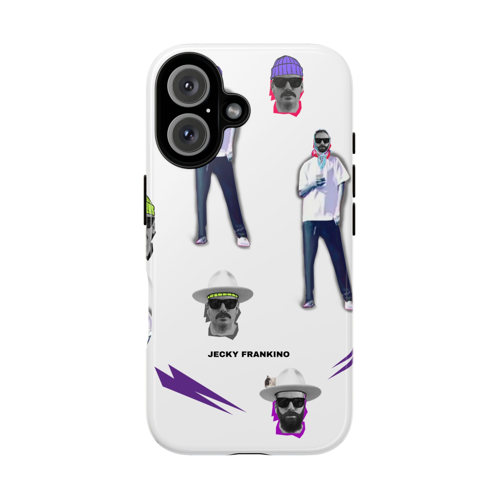 Retro Cool Character Pattern phone case | Tough Cases