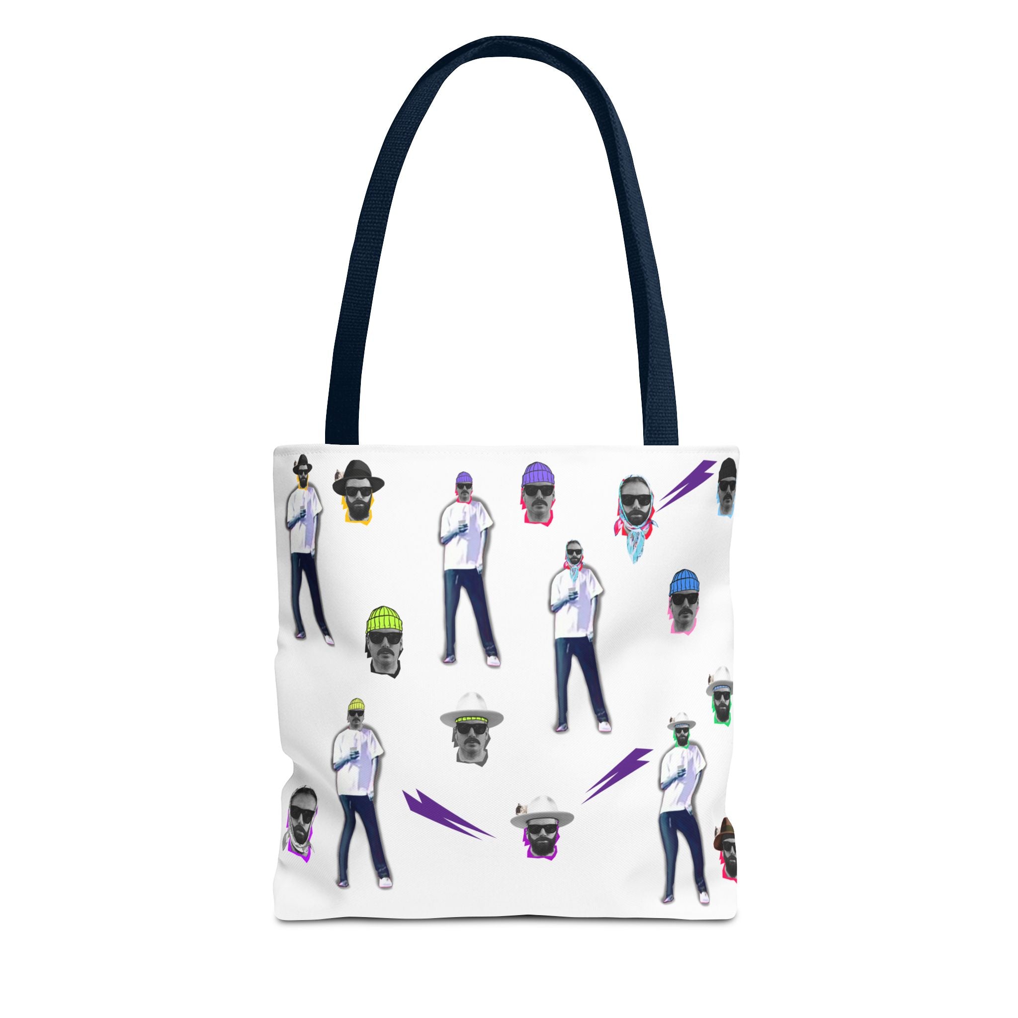 Retro Skate Crew Tote Bag | Patterned All-Over-Print