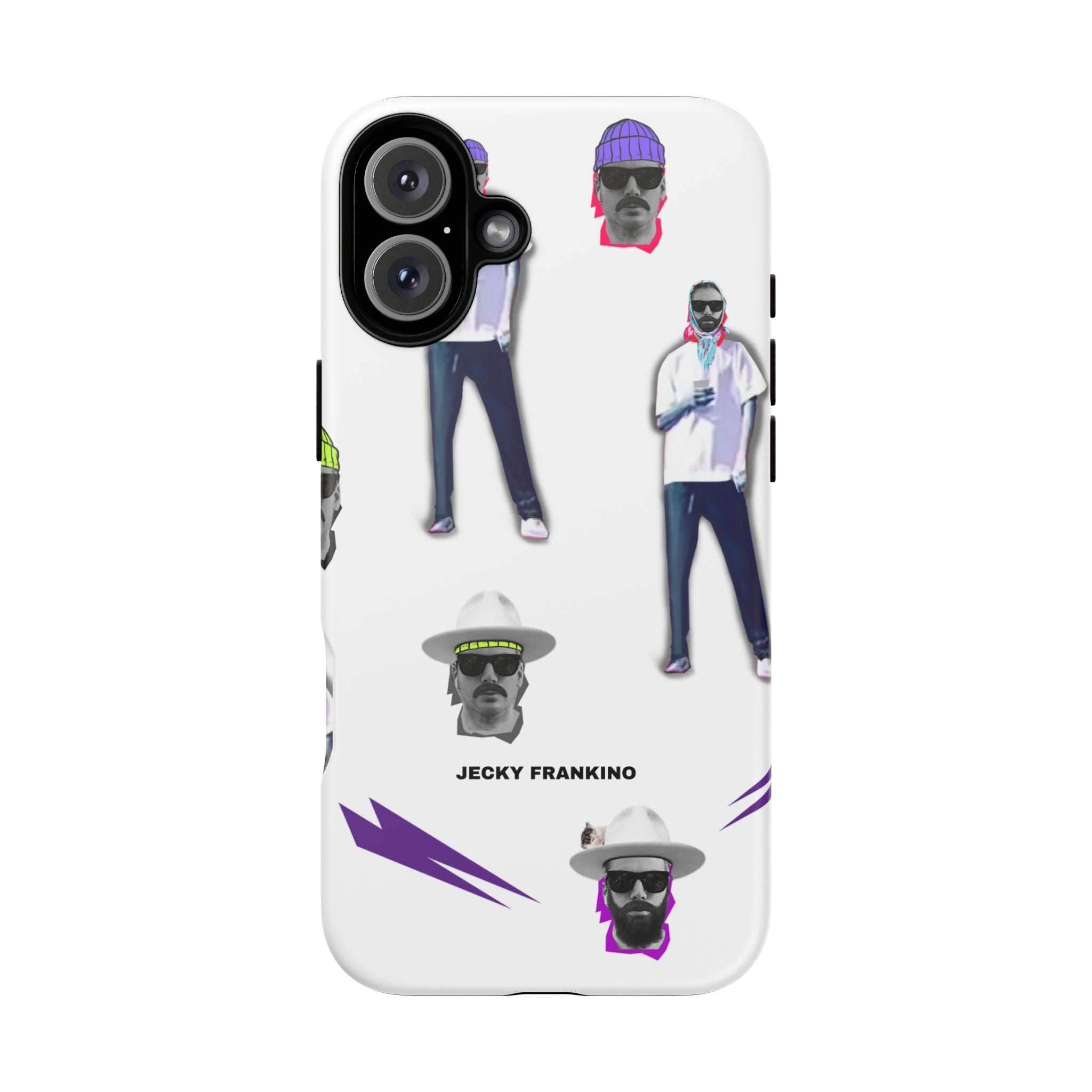Retro Cool Character Pattern phone case | Tough Cases