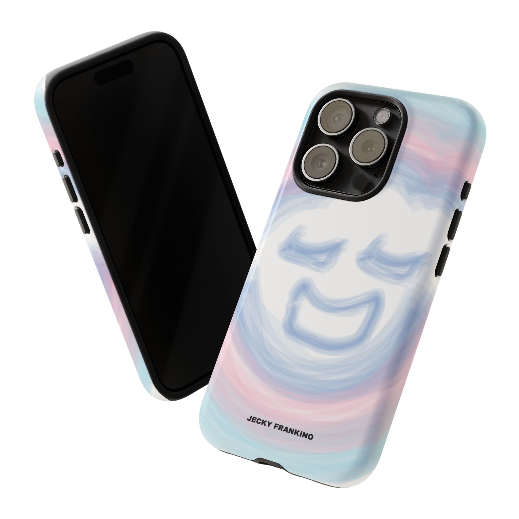 Pastel Smiley Face JECKY FRANKINO Phone Case | Tough Cases