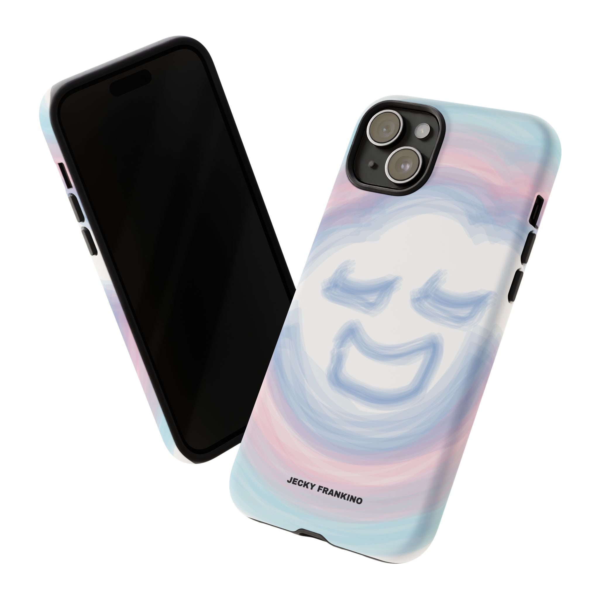 Pastel Smiley Face JECKY FRANKINO Phone Case | Tough Cases
