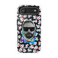 Smiling Mask Pattern Portrait Phone Case | Tough Cases