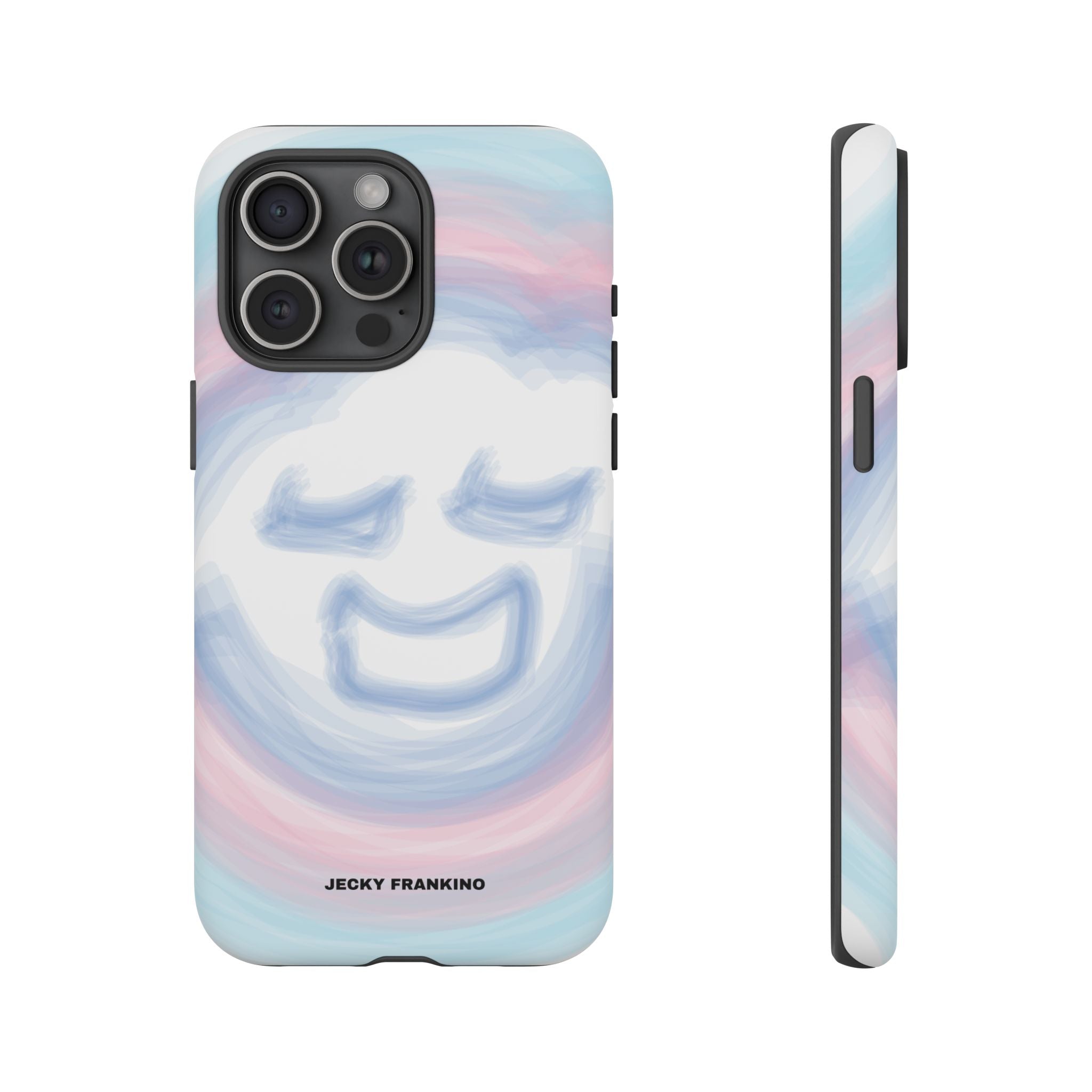 Pastel Smiley Face JECKY FRANKINO Phone Case | Tough Cases