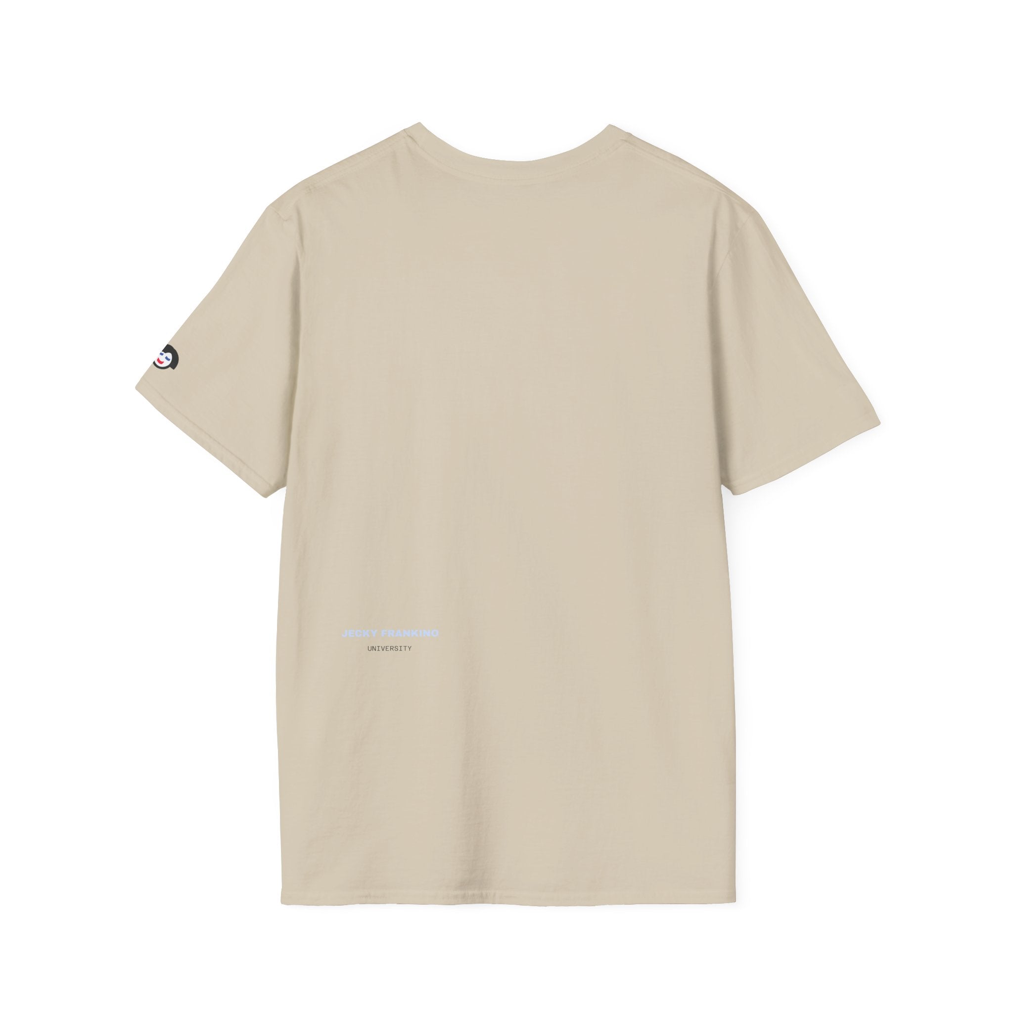 Minimal 'LUCKY' Text Tee, T-Shirt | Small Chest Script Logo