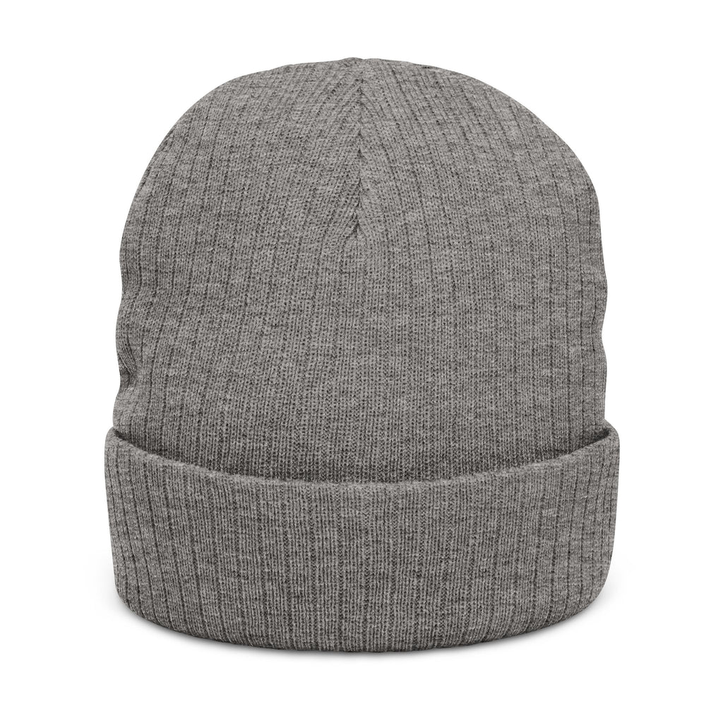 Tiny JECKY Face Beanie | Ribbed Knit Embroidered Hat