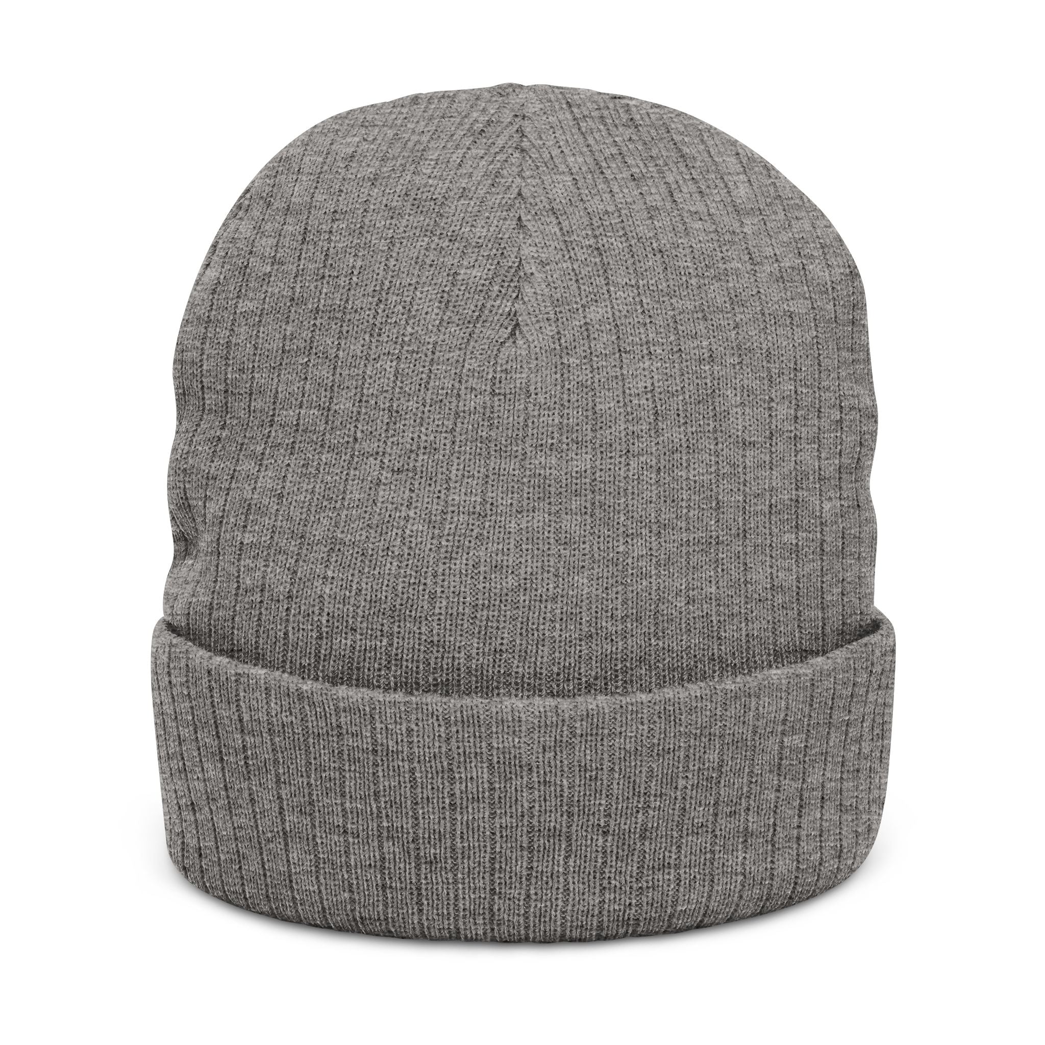 Tiny JECKY Face Beanie | Ribbed Knit Embroidered Hat