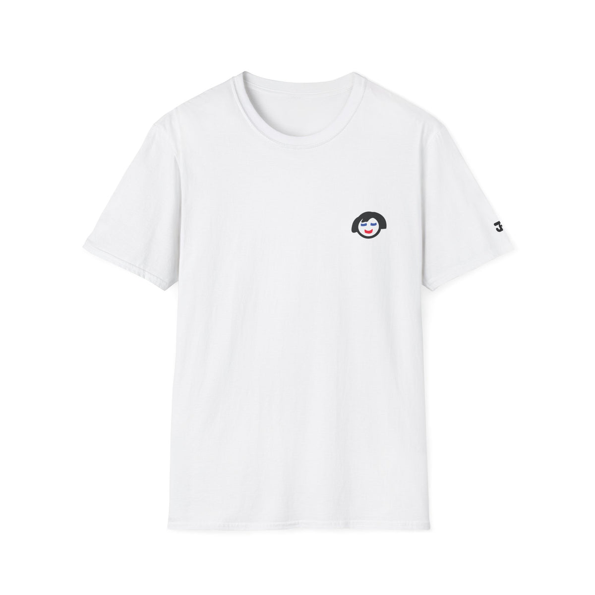 Smiling Jecky Frankino Face T-Shirt | Small Chest Graphic