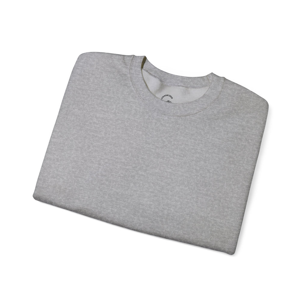 JECKY is/back Crewneck Sweatshirt | Minimal Back Text Design