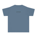Smiling Face Graphic Youth Tee | Minimal Emoji Back Print