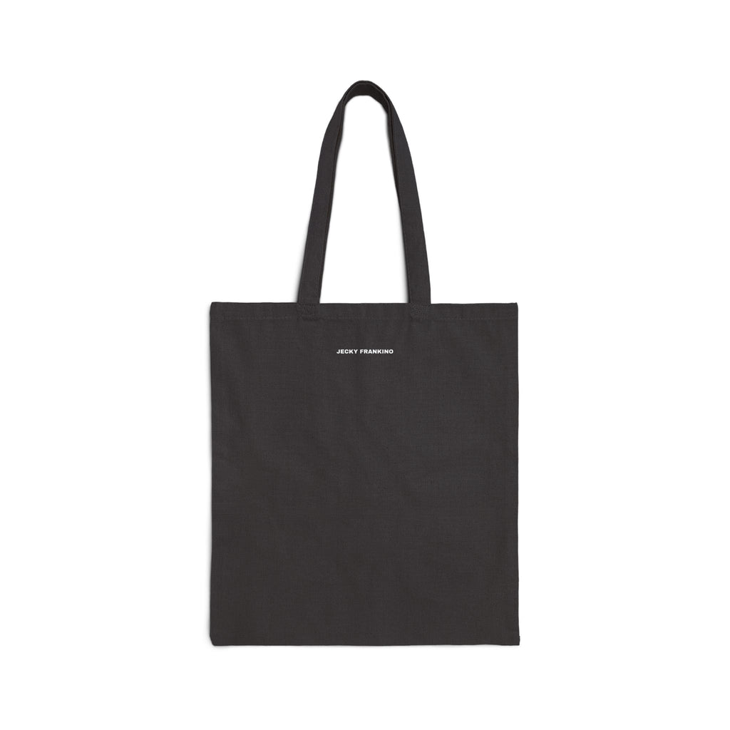 Bearded Man with Beanie Tote Bag | Retro Portrait, Sunglasses, Minimal Art