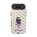 JECKY Retro Geometric Pattern with Sunglass Portrait Phone Case | Tough Cases