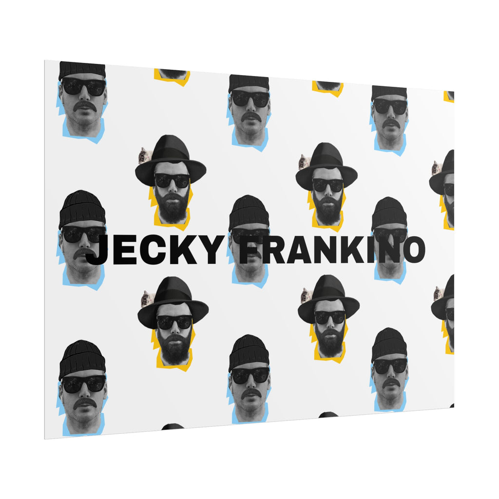Repeat Portrait Pattern Poster | Rolled Art Print