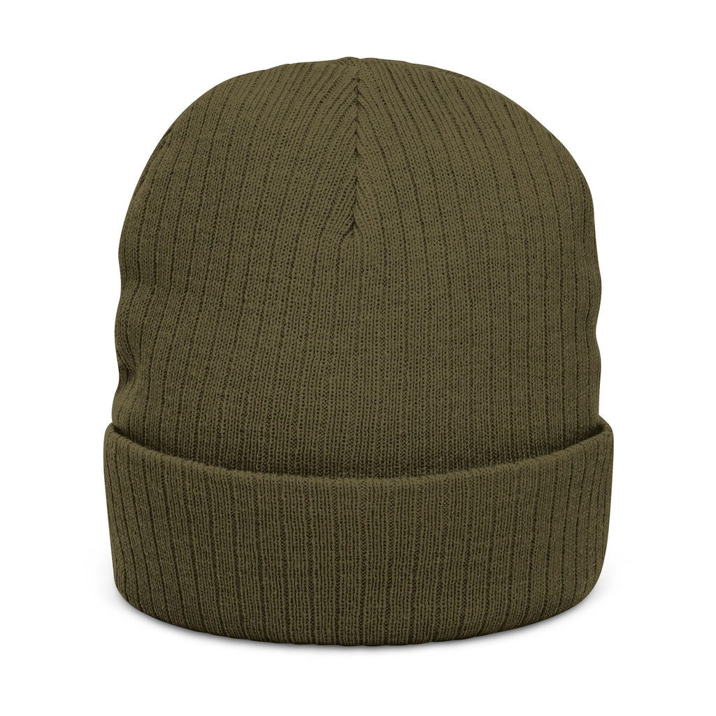 Tiny JECKY Face Beanie | Ribbed Knit Embroidered Hat