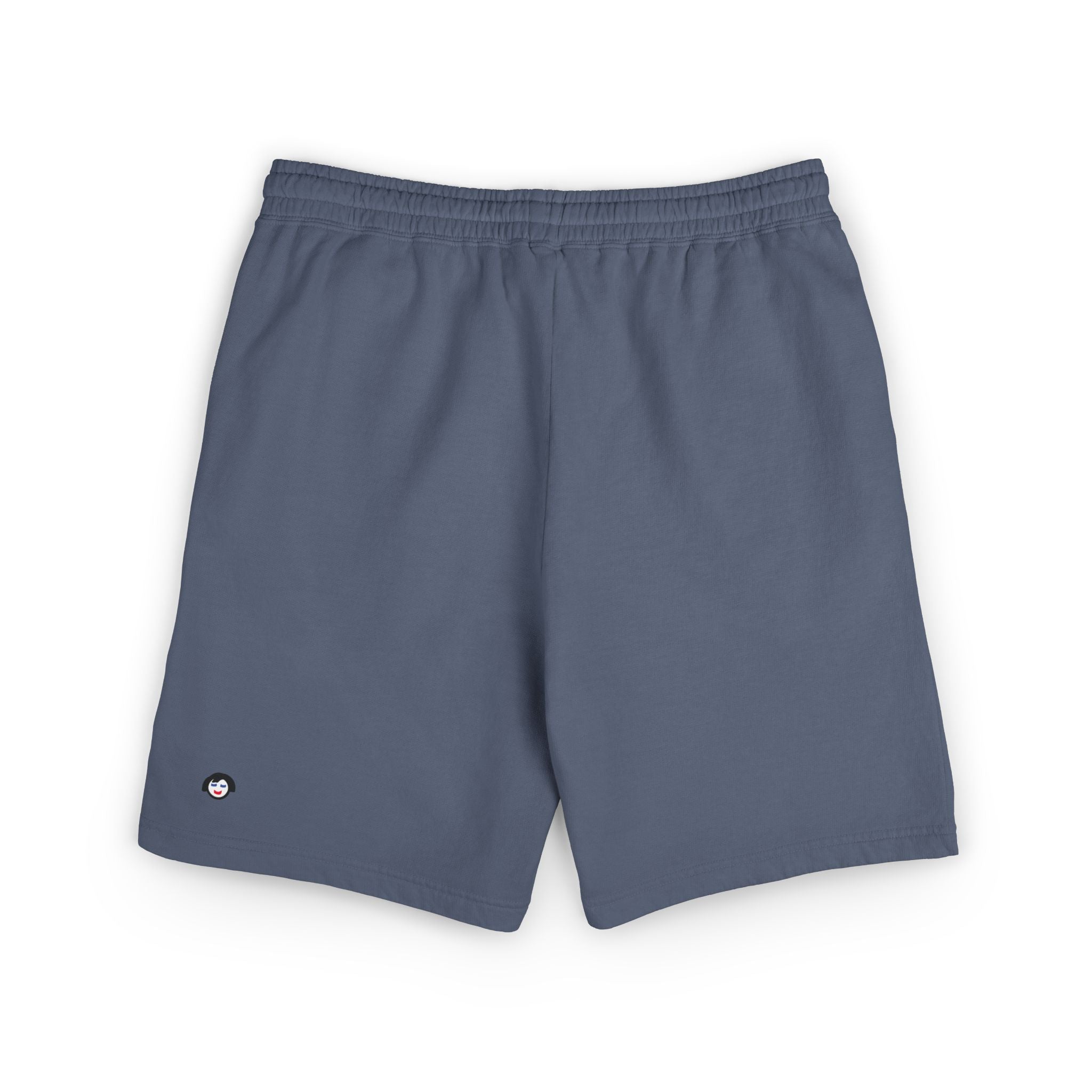 Fleece Shorts with Tiny Smiley Face Embroidered Sweat Shorts | 4 colors