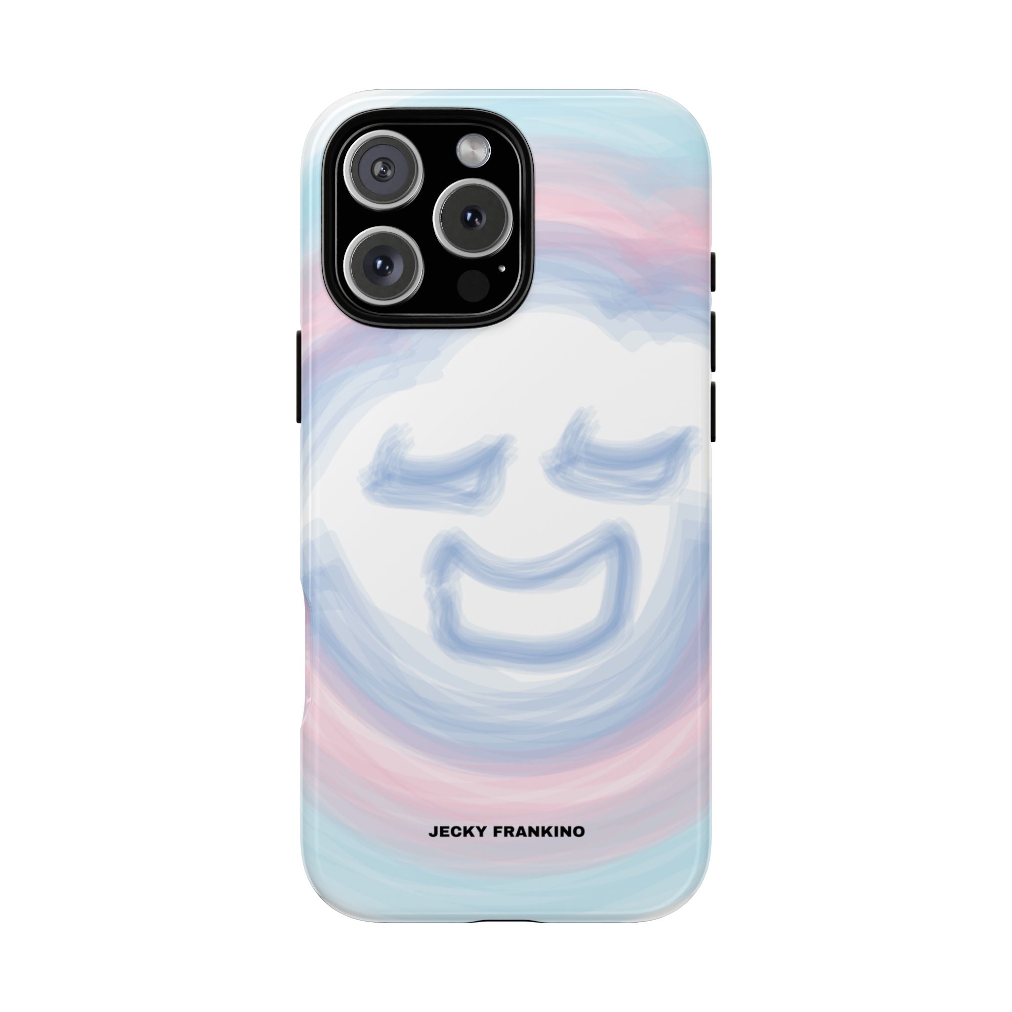 Pastel Smiley Face JECKY FRANKINO Phone Case | Tough Cases