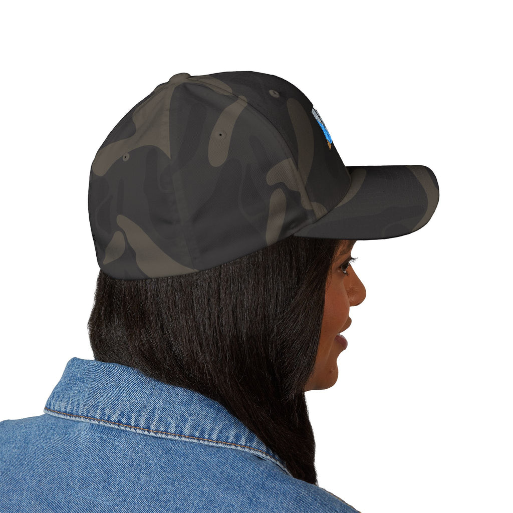 JECKY Text Patch Cap | Embroidered Baseball Hat, Winking Back Detail