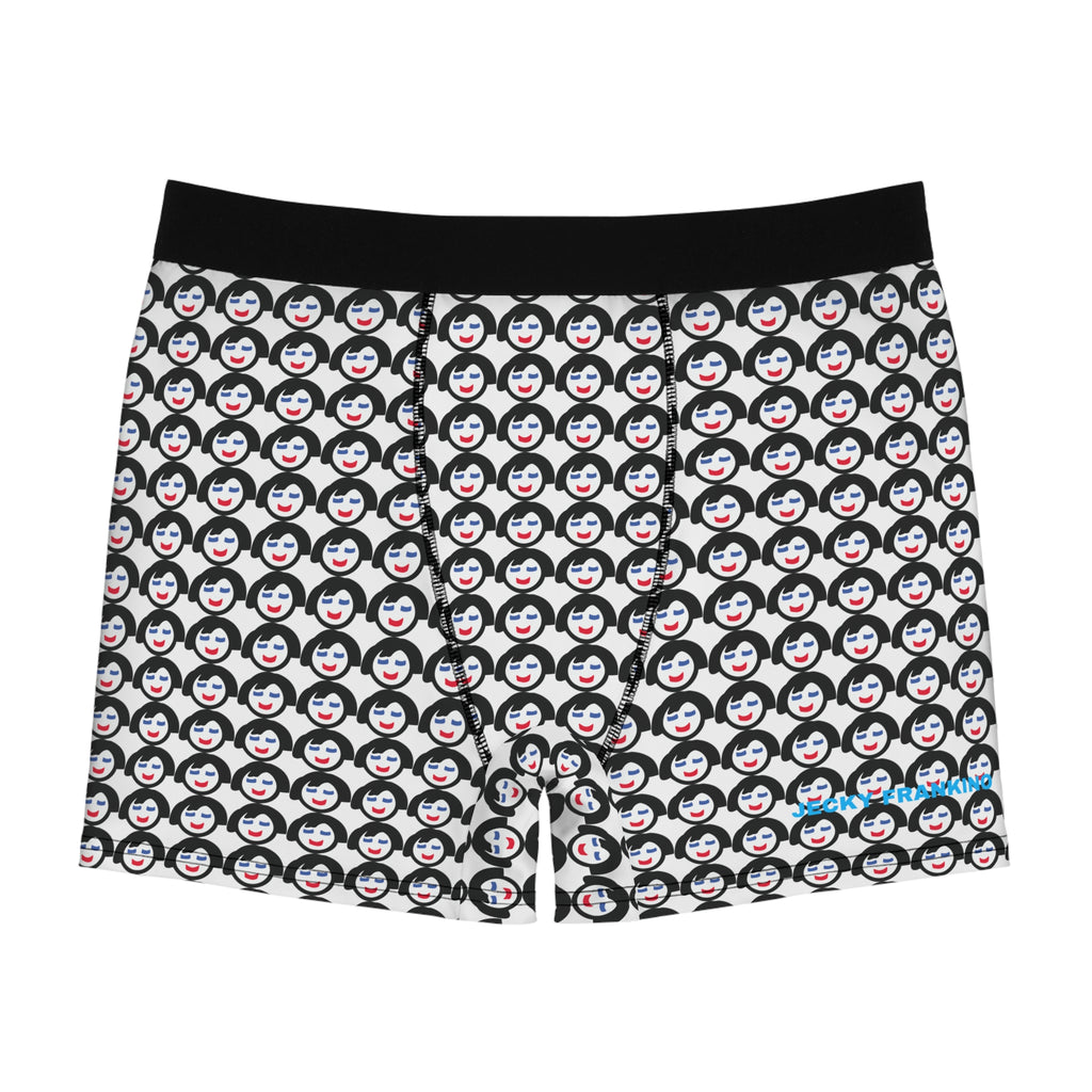 Smiling Penguin Pattern Boxer Briefs | All-Over Print