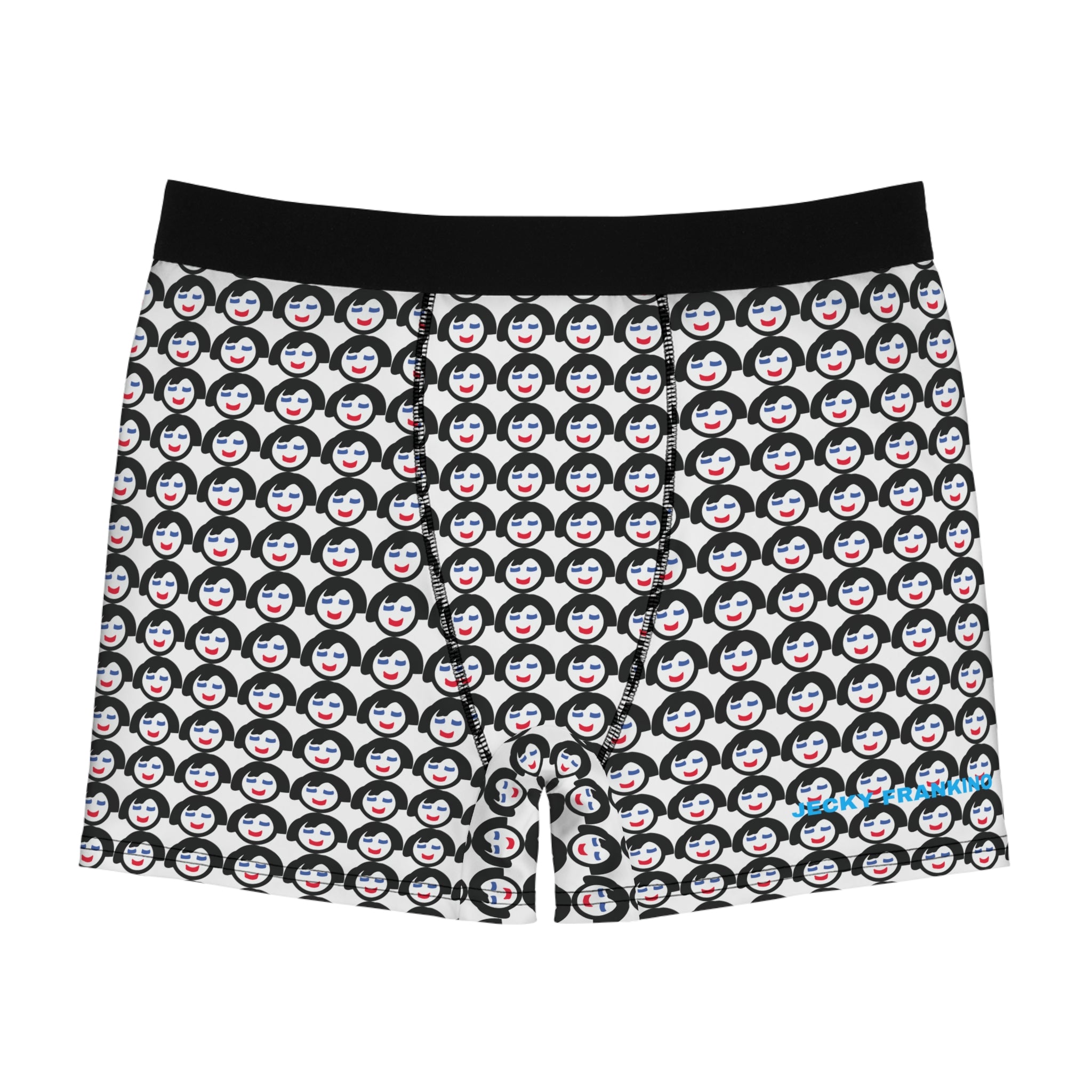 Smiling Penguin Pattern Boxer Briefs | All-Over Print
